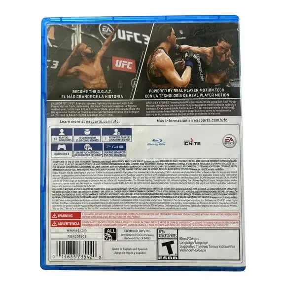 EA Sports UFC + UFC 3 PS4 Game Bundle - Picture 4 of 9